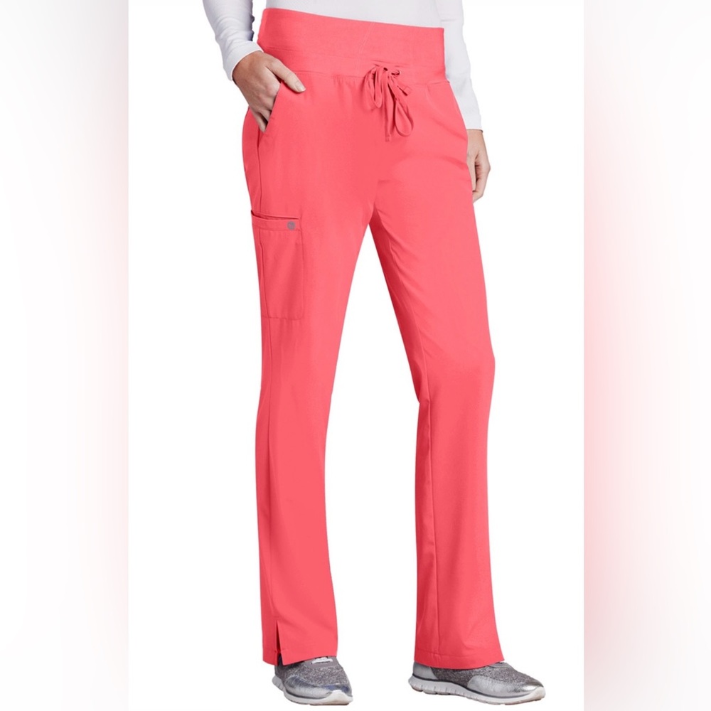 Barco One High Knit Waistband Cargo Scrub Pants